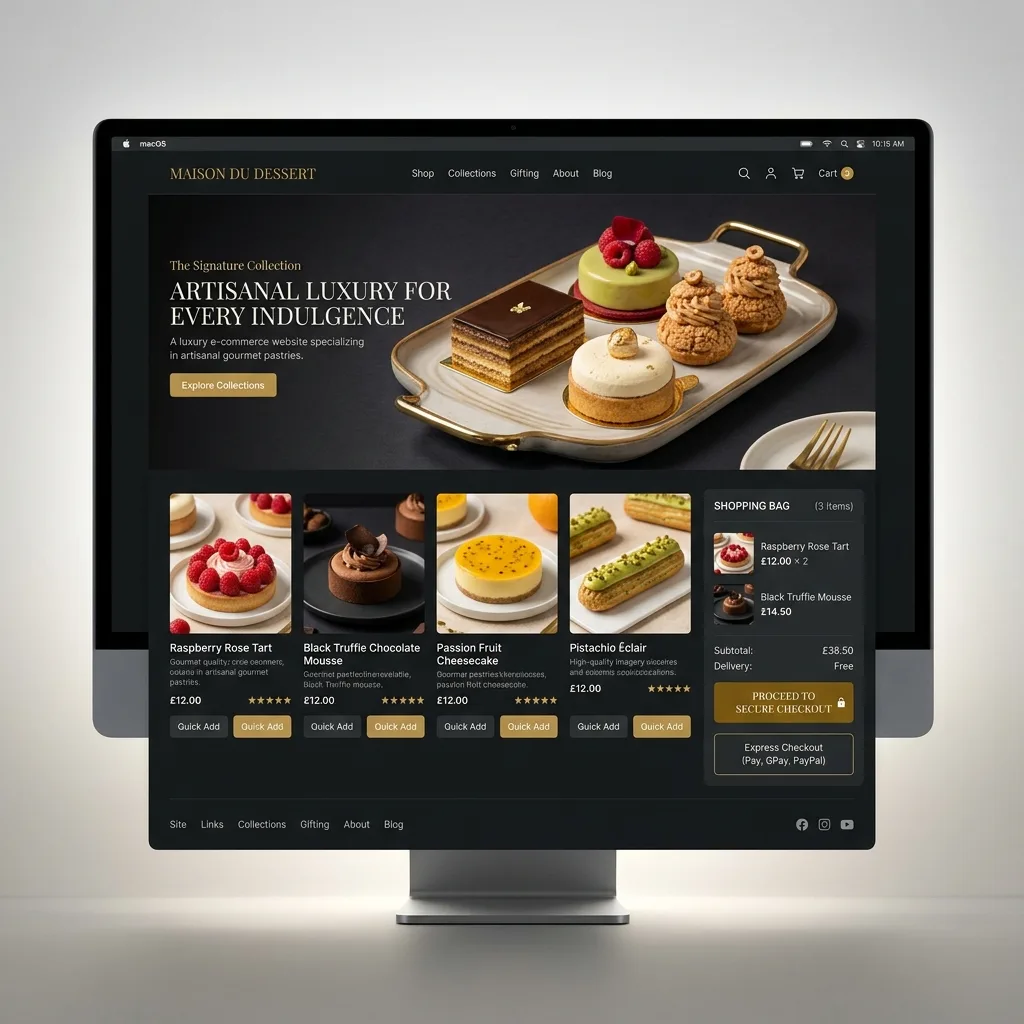 Desserts Luxury E-Commerce